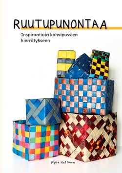 Ruutupunontaa - Inspiraatiota kahvipussien kierrätykseen