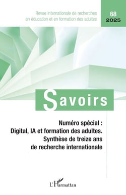 Numéro spécial : Digital, IA et formation des adultes - Synthèse de treize ans de recherche internationale