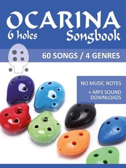 6 hole Ocarina Songbook - 60 Songs / 4 Genre - Ocarina Songbooks, #3