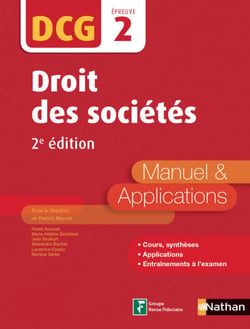 Droit des sociétés - DCG Epreuve 2 - Manuel &amp; applications 2ed - Format : ePub 3
