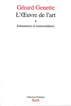 L'oeuvre de l'art. Immanence et Transcendance - Immanence et Transcendance