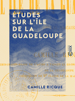 Études sur l'île de La Guadeloupe - Antilles françaises
