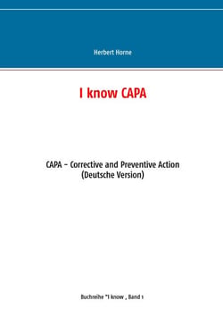 I know CAPA - CAPA - Corrective and Preventive Action