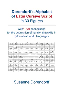 Dorendorff 's Alphabet of Latin Cursive Script in Figures - with 1.770 connetions for the acquisition of handwriting skills in (almost) all world languages