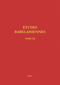 Études rabelaisiennes - Varia, tome LXI