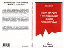 DEPENSES D'EDUCATION ET CYCLES ECONOMIQUES EN ESPAGNE AU XIXE ET XXE SIECLES