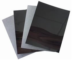 Pochette 7 feuilles plastique noir