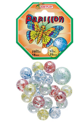 20 billes + 1 calot Papillon