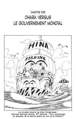 One Piece édition originale - Chapitre 395 - Ohara versus le Gouvernement mondial