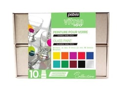 Coffret Vitrea 160 Pébéo - 10 x 45 ml
