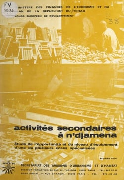 Activités secondaires à N'Djamena - Étude de l'opportunité et du niveau d'équipement d'une ou plusieurs zones spécialisées