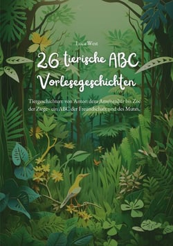 26 tierische ABC Vorlesegeschichten - Tiergeschichten: von Anton dem Ameisenbär bis Zoe der Ziege - ein ABC der Freundschaft und des Mutes