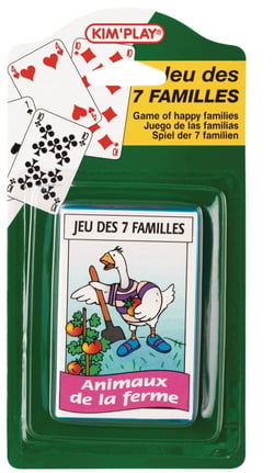 Jeux de 7 familles assortis
