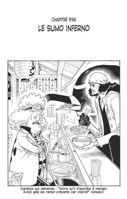 One Piece édition originale - Chapitre 936 - Le sumo inferno