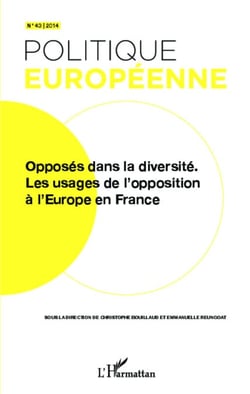 Opposés dans la diversité - Les usages de l'opposition à l'Europe en France