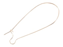 Boucles d'oreilles dormeuses fil 50 mm Créalia - Doré