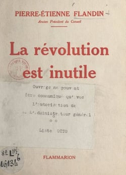La Révolution est inutile