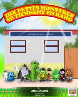Dix Petits Monstres Se Tiennent En Rang - Foreign editions of Ten Little Monsters Standing in a Line, #2