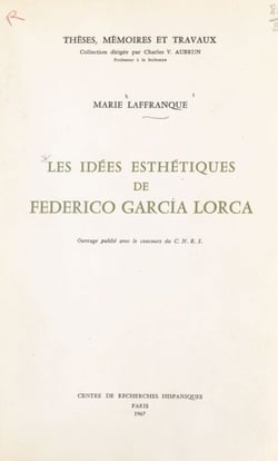 Les idées esthétiques de Federico Garcia Lorca