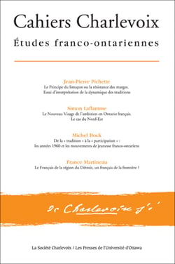 Cahiers Charlevoix 8 - Études franco-ontariennes