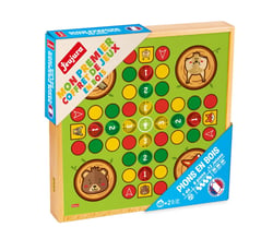 Mon premier coffret de jeux en bois - Jeu de société enfant - Jeujura