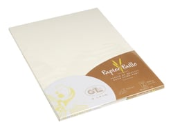 20 feuilles Paille Lalo - 210x297 mm - 200g - ivoire