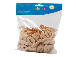 Set de 3 alphabet en bois - Créalia