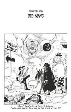 One Piece édition originale - Chapitre 956 - Big news