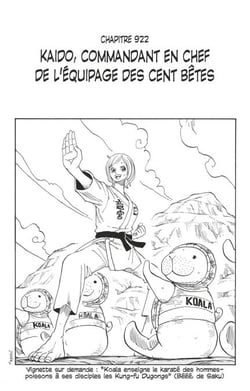 One Piece édition originale - Chapitre 922 - Kaido, commandant en chef de l'équipage des cent bêtes