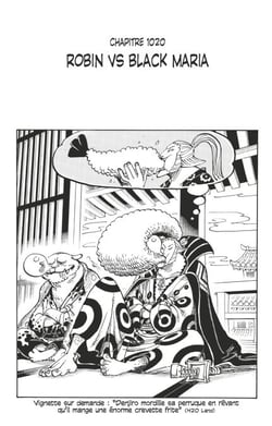One Piece édition originale - Chapitre 1020 - Robin VS Black Maria