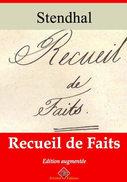 Recueil de faits – suivi d'annexes - Nouvelle édition 2019