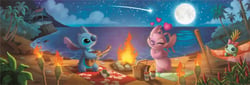 Puzzle 1000 pièces Stitch - Lilo et Stitch - Clementoni