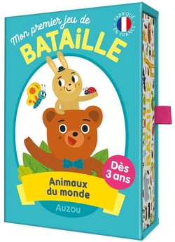Mon premier jeu de bataille - Jeu de société enfant - Auzou Editions