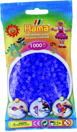 Sachet 1000 perles Hama - MIDI - lilas transparent - 20774