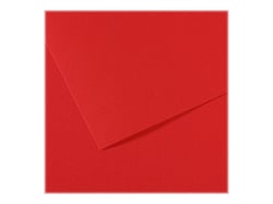Feuille MI-TEINTES® Canson - 50 x 65 cm - 160g/m² - rouge vif
