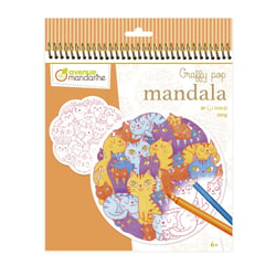Graffy mandala Carnet de coloriage Chats - Avenue Mandarine