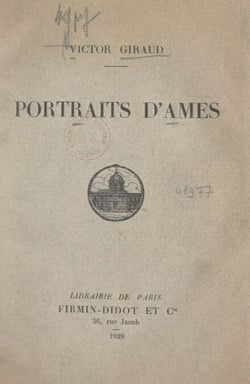 Portraits d'âmes - Avec huit planches hors-texte