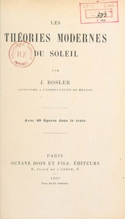 Les théories modernes du soleil