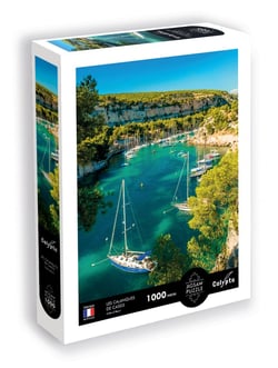 Puzzle 1000 pièces - Les Calanques de Cassis : Côte d'Azur - Calypto
