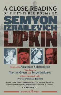 A Close Reading of Fifty-three Poems by Semyon Izrailevich Lipkin