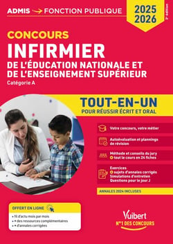 Concours Infirmier de l'Éducation nationale et de l'Enseignement supérieur - Tout-en-un - Concours 2025-2026
