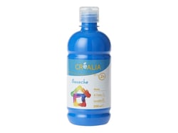 Gouache - 500 ml - bleu primaire