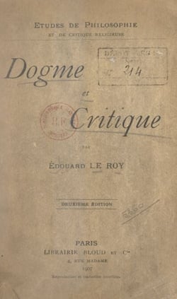 Dogme et critique