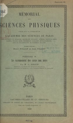 Le rayonnement des corps non noirs