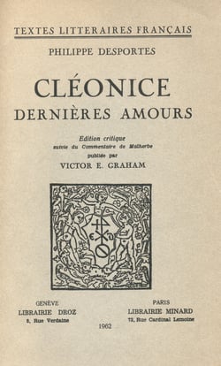 Cléonice - Dernières amours