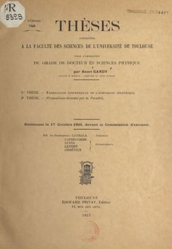 Fabrication industrielle de l'anhydride sulfurique - Suivi de propositions données par la Faculté : détermination des points de rosée