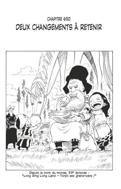 One Piece édition originale - Chapitre 650 - Deux changements à retenir