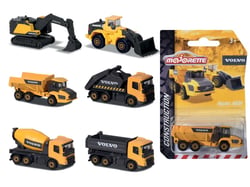 Prem Volvo const. - Majorette - Modèles aléatoires - Vendu à l'unité