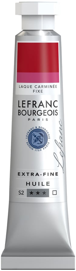 Peinture à l'huile Lefranc Bourgeois - Extra-fine - 20ml - Laque carminée fixe