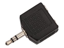 Shiver - Adaptateur 2x 3,5mm femelle / 3,5mm stéréo